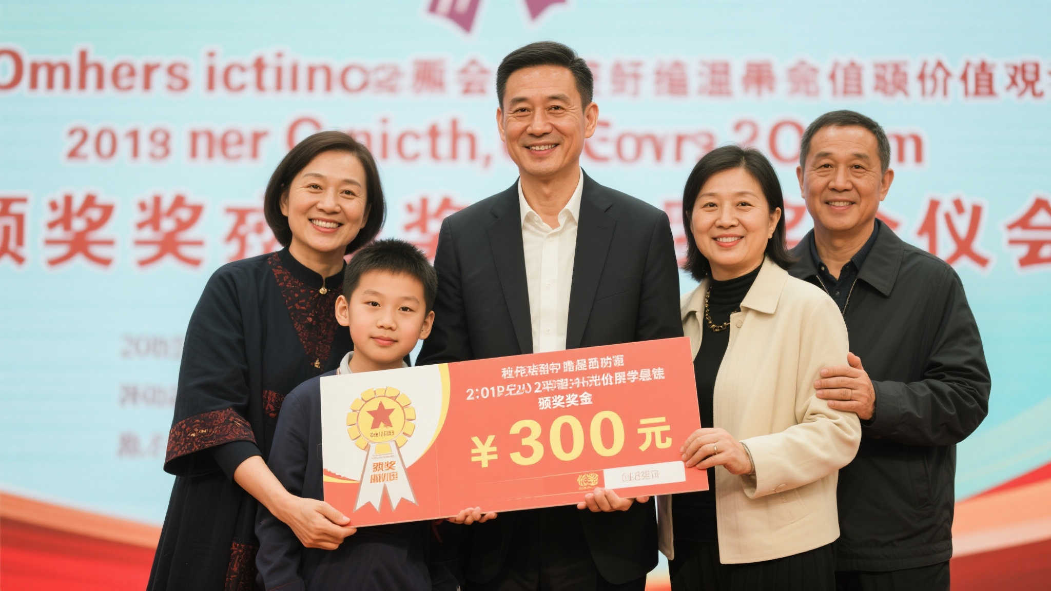男子带家人领取7星彩500万大奖：奖金将用在关键处-图