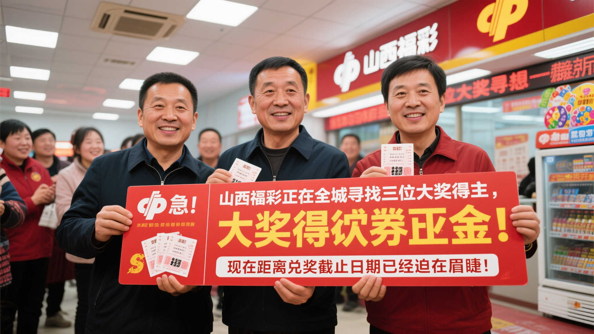 山西福彩速寻三名中奖者，兑奖时间紧迫！