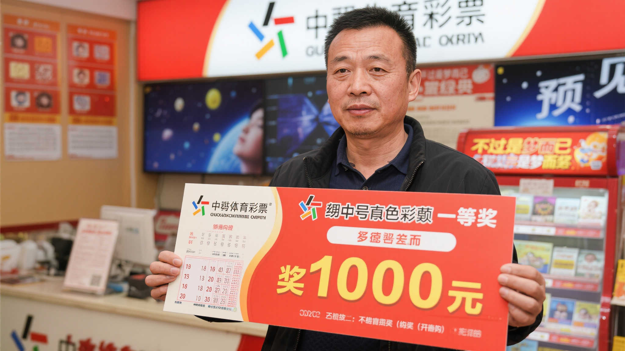男子梦中错失双色球一等奖 终圆梦中630万大奖